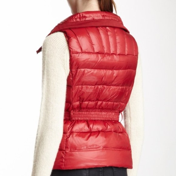 Happy Goat Lucky Kayla Down Vest Red Small - Picture 2 of 9